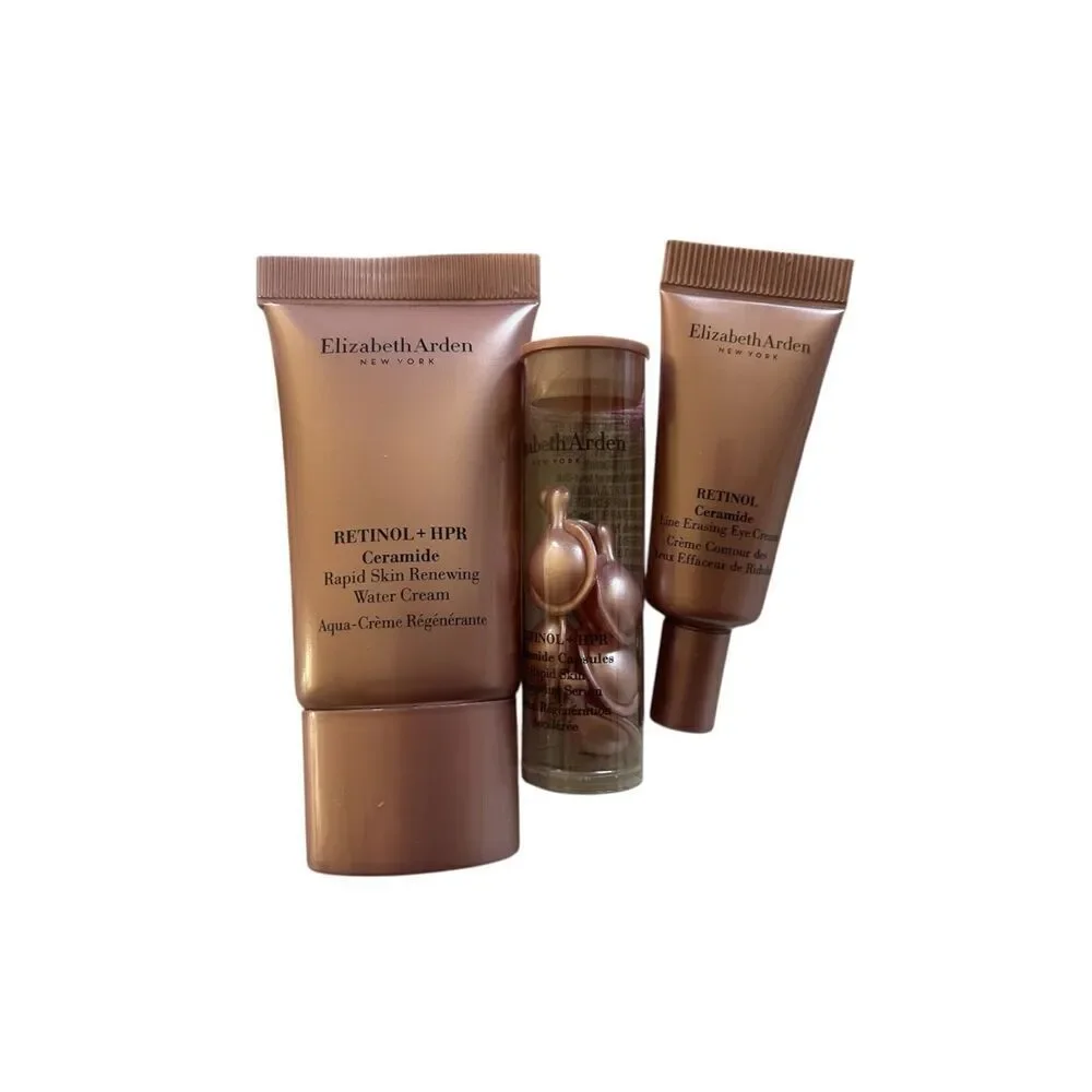 Elizabeth Arden RETINOL REVOLUTION 3-PIECE STARTER SET With Makeup Bag